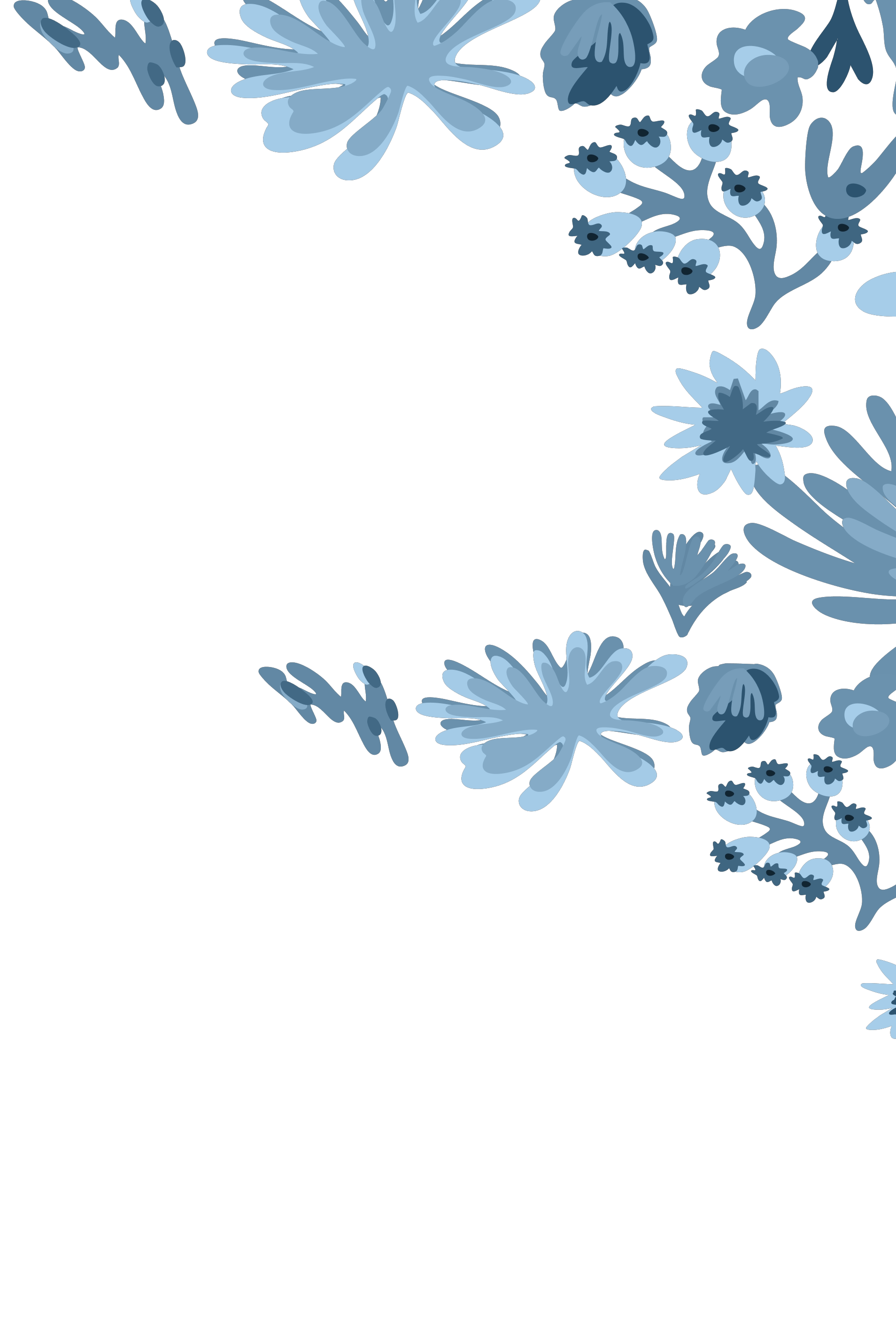 Decorazione floreale a destra della sezione hero